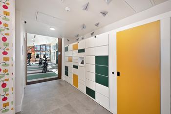 Package receiving lockers